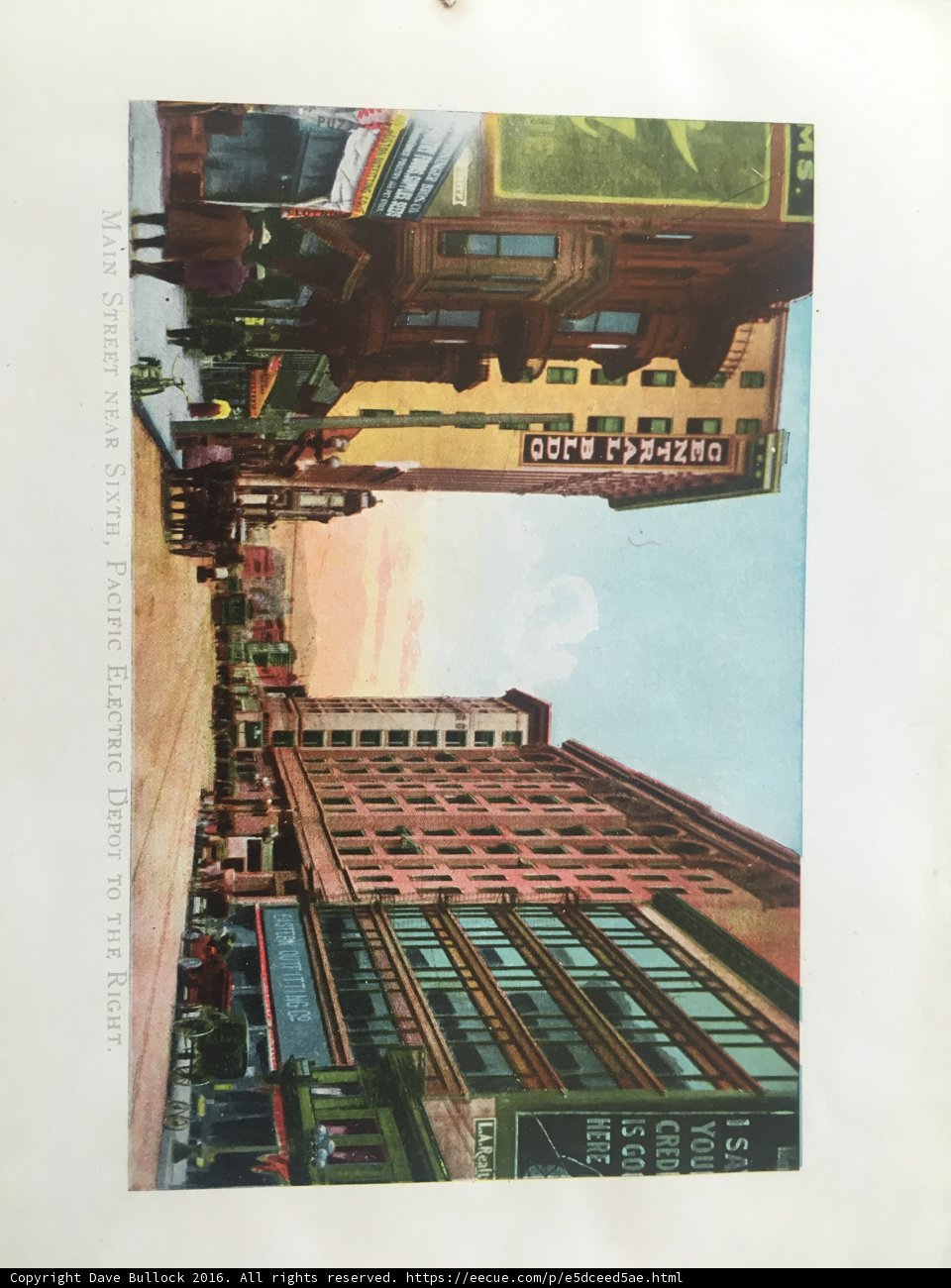 Vintage postcard captures the essence of an urban metropolis