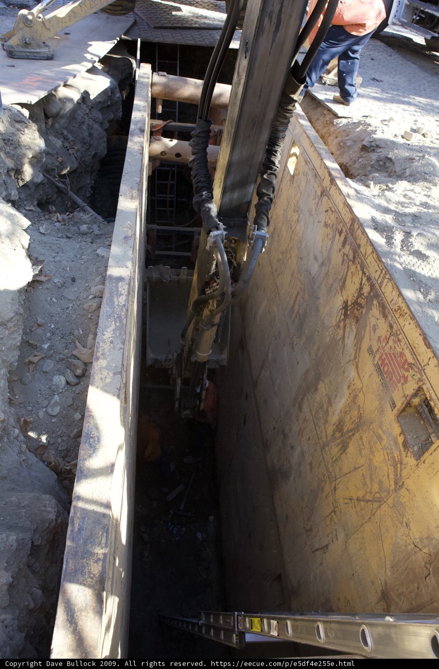 Working on Sewer Pipe
