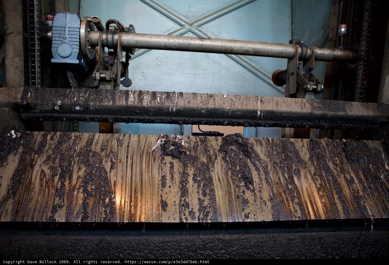 Rusty Lathe Machine in an Abandoned Factory