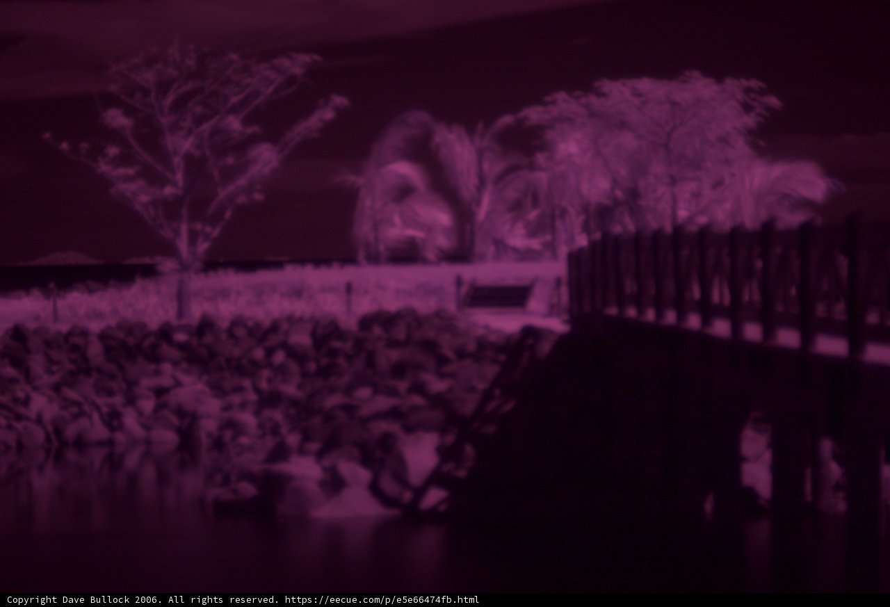 Infrared Silhouettes: A Bridge Over Urban Waters