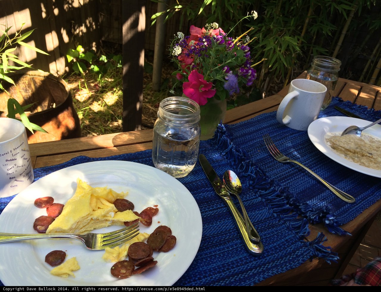 Delicious Brunch on the Dining Table