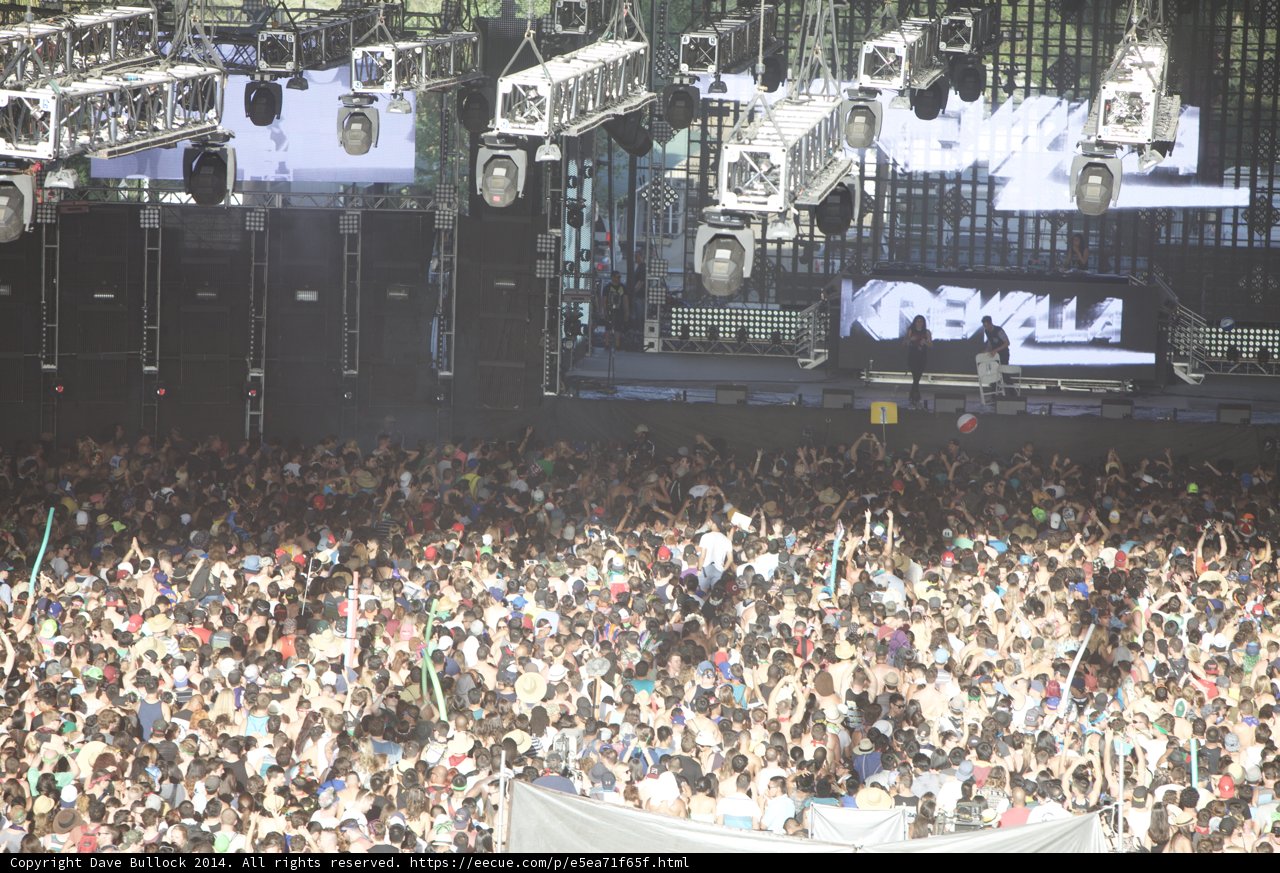 Jam-packed Audience at Coachella Concert