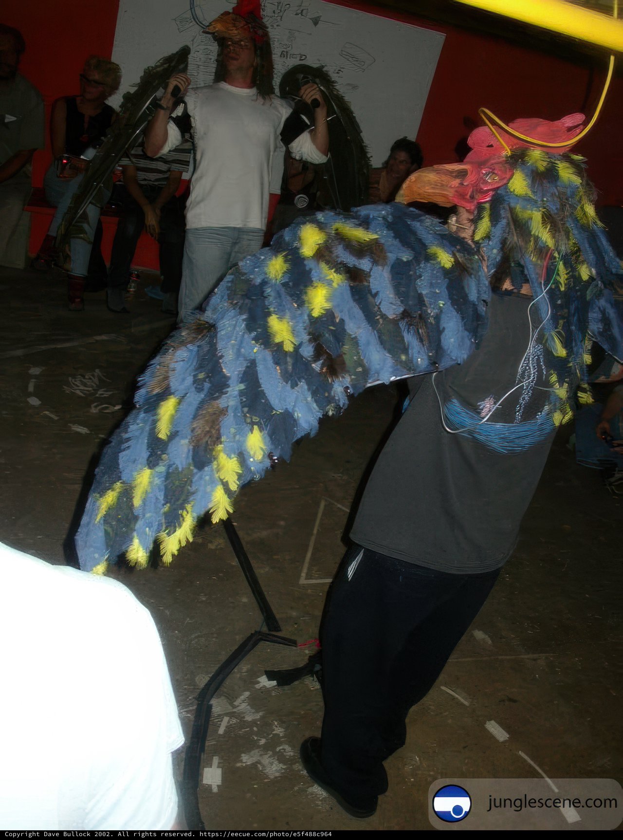 Feathery Costumed Performer