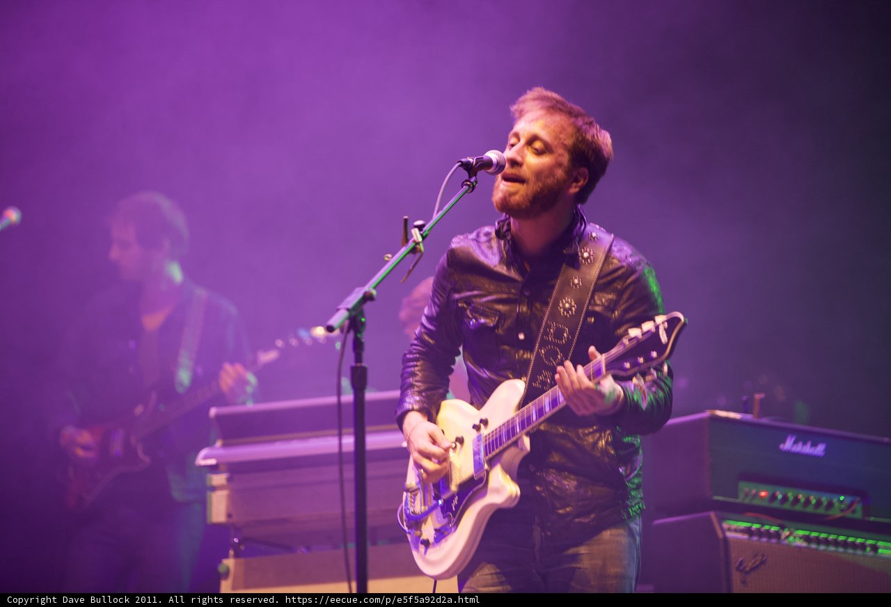 Dan Auerbach Rocks the Stage with his Guitar
