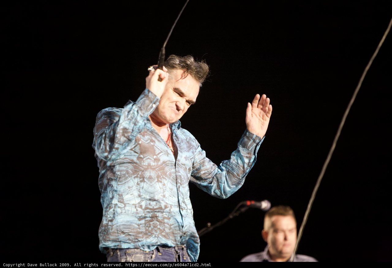 Morrissey & Boz Boorer Perform at Coachella 2009