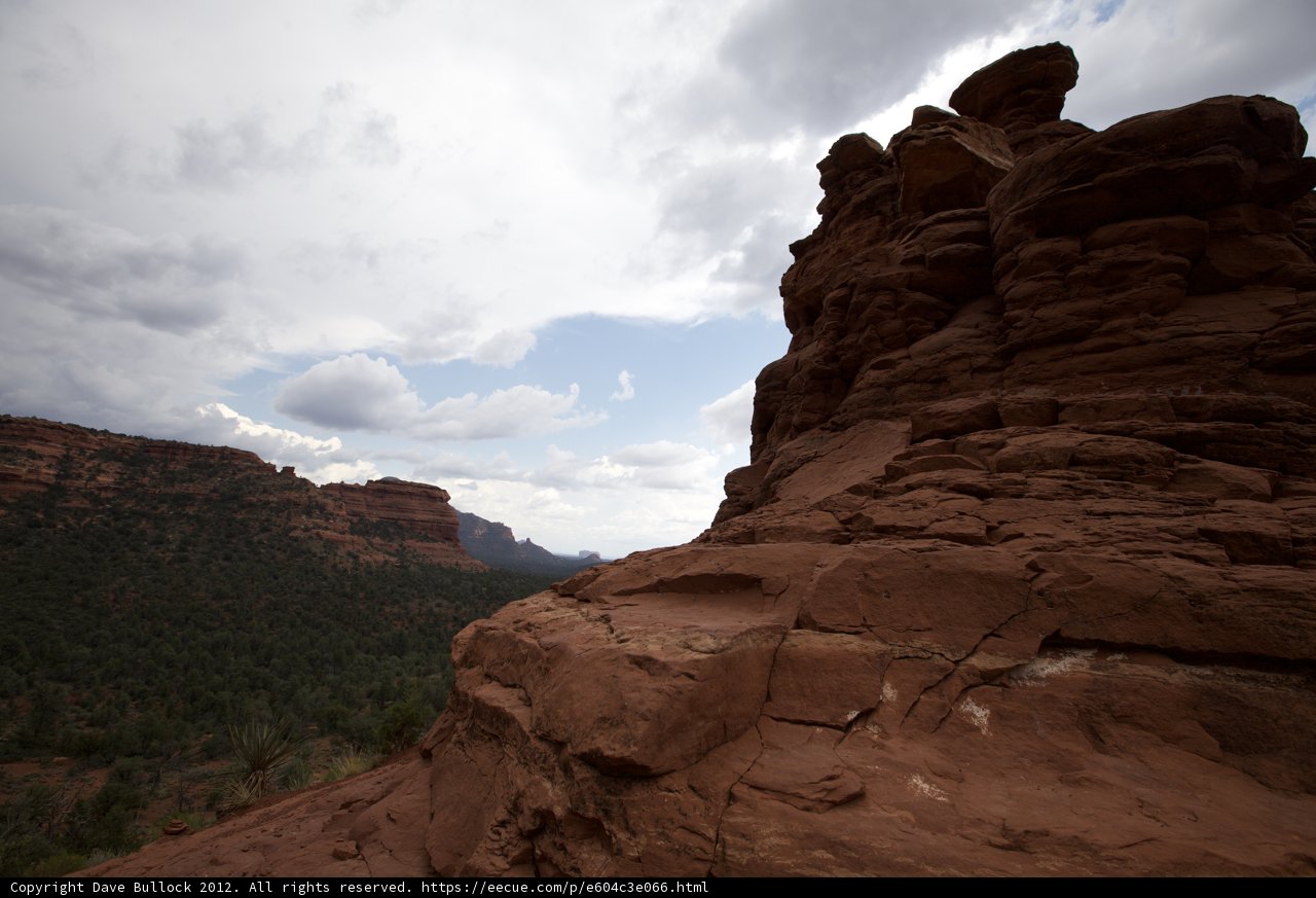 Majestic Red Rocks from Above