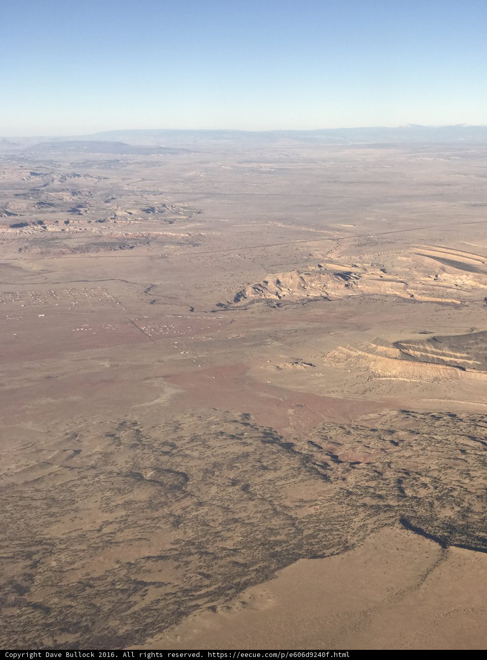 Scenic Aerial View of the Southwest Desert and Mountains