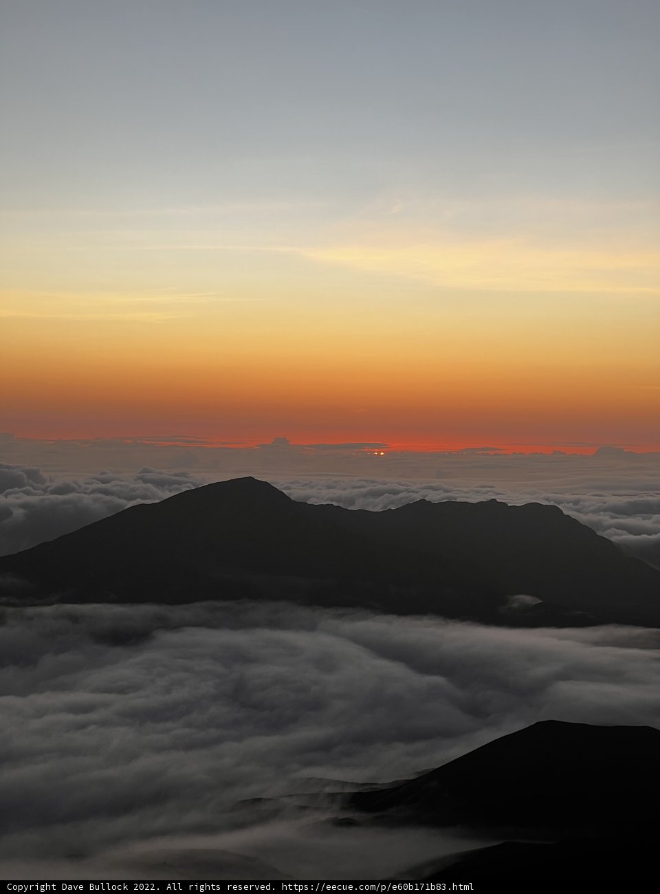 Above the Clouds: A Majestic Sunrise at Mauna Kea