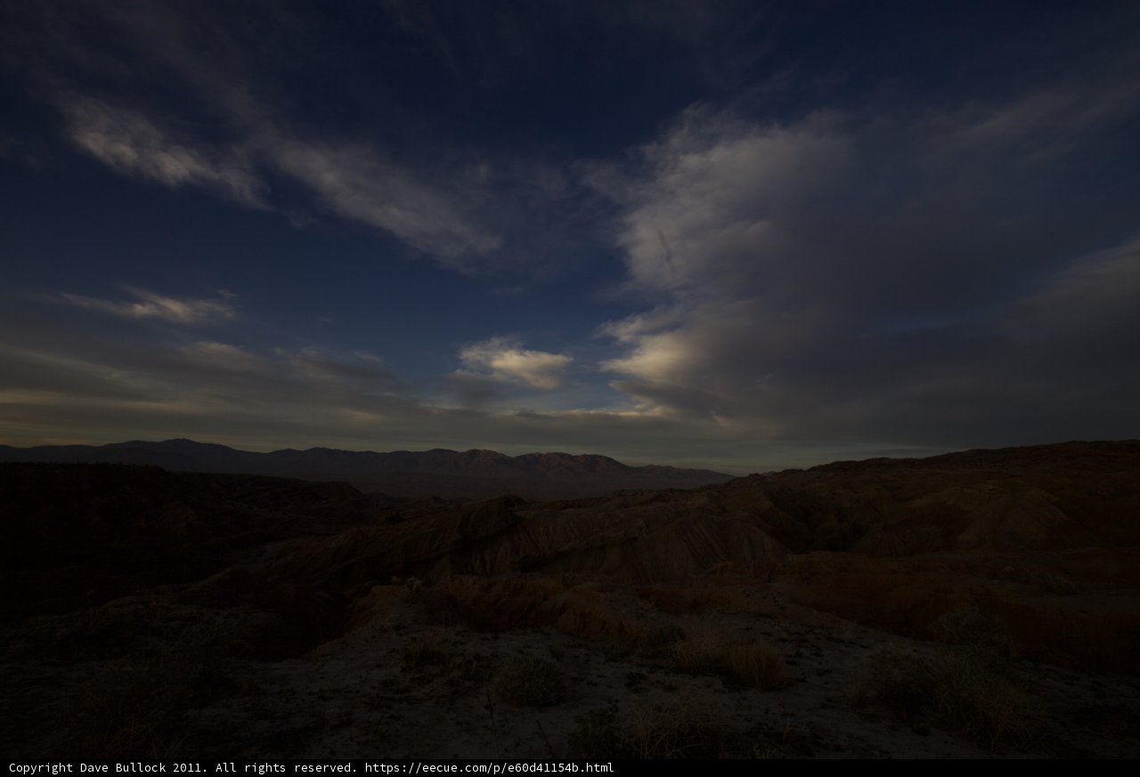 Moody Sky over Anza Borrego