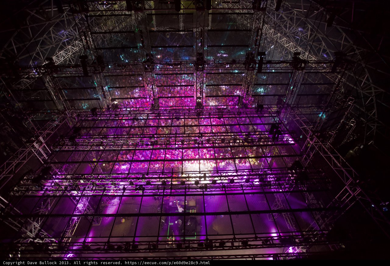 Purple Haze Stage Lights up the Night