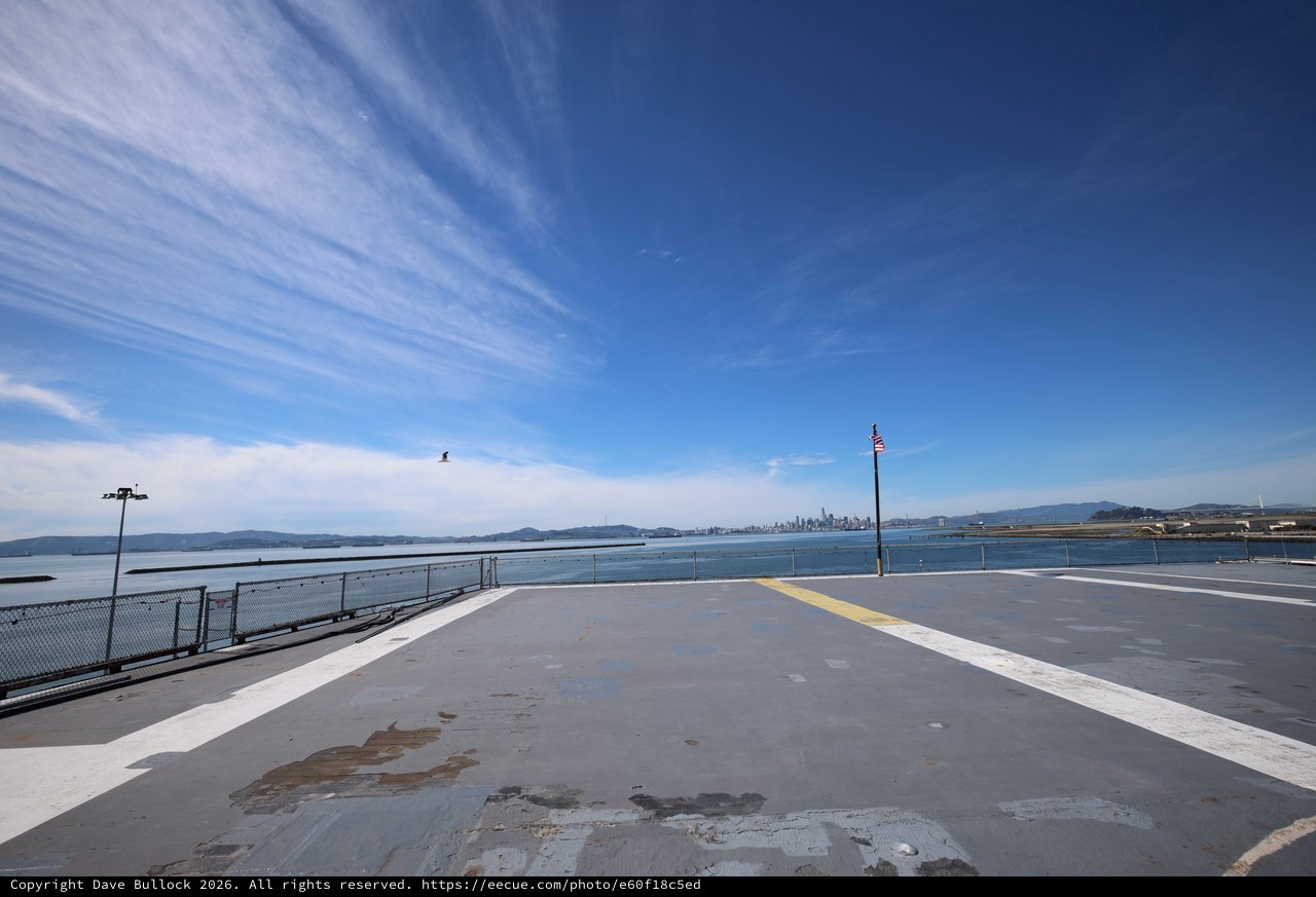 Flight Deck View from USS Hornet Museum