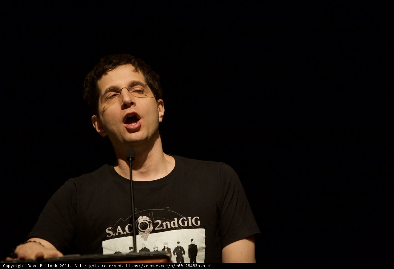 Jeff M speaking to the crowd