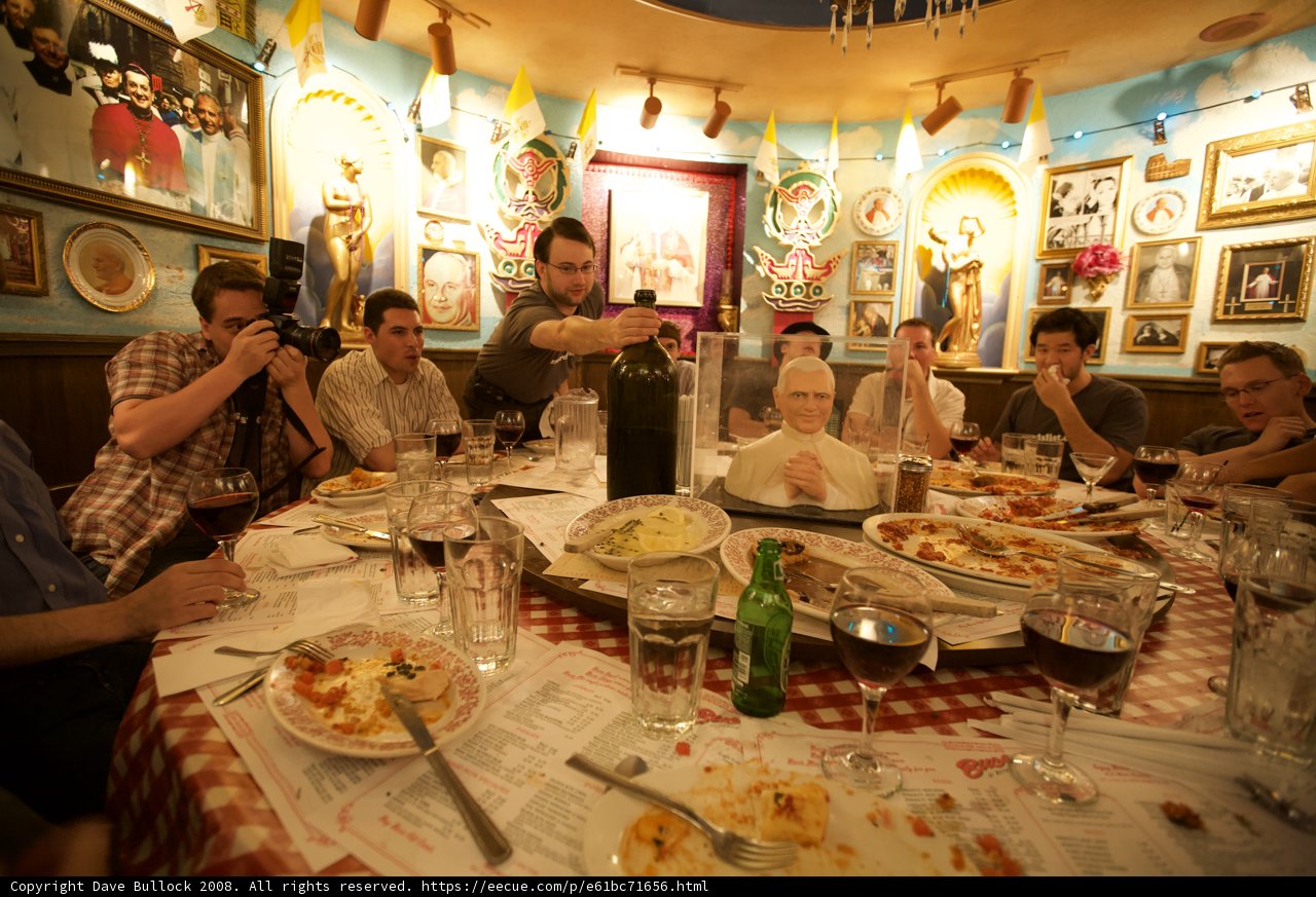 A Fine Dining Experience with the Popes