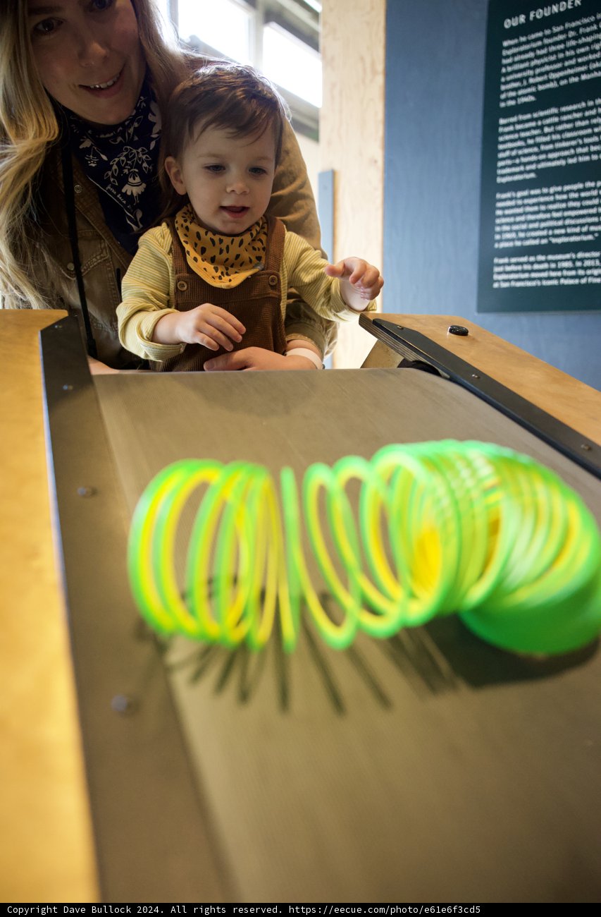 Exploration at the Exploratorium: Lori S & Wesley, 2024