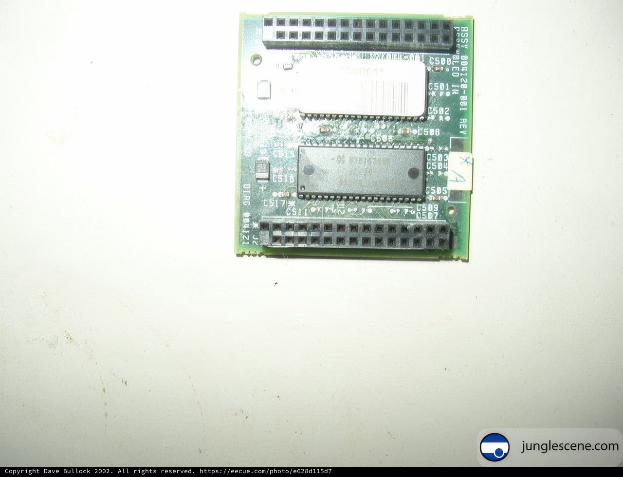 Small Electronic Board with Chip