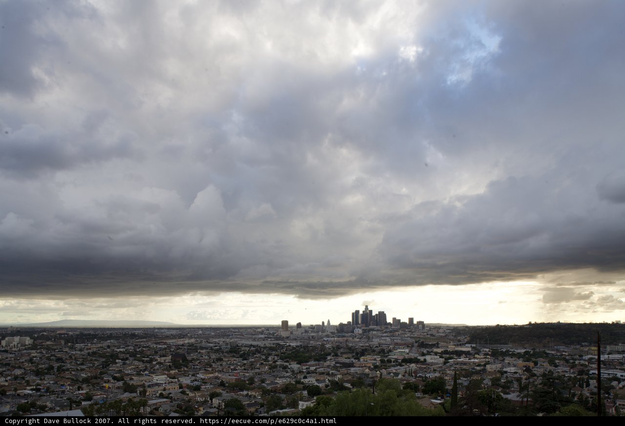 Moody Skies Over the City