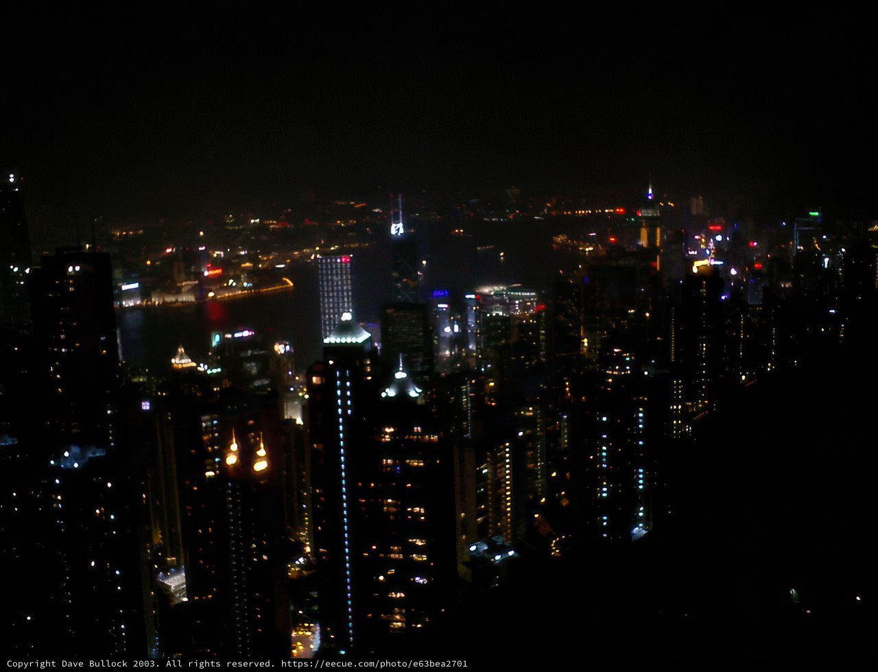 Glowing Metropolis: Hong Kong at Night