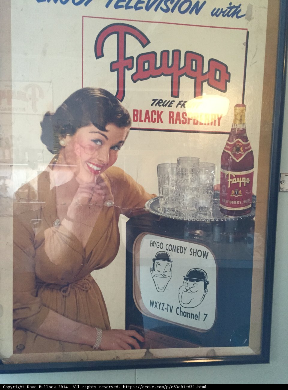 Vintage Faygo Advertisement with Esther Williams