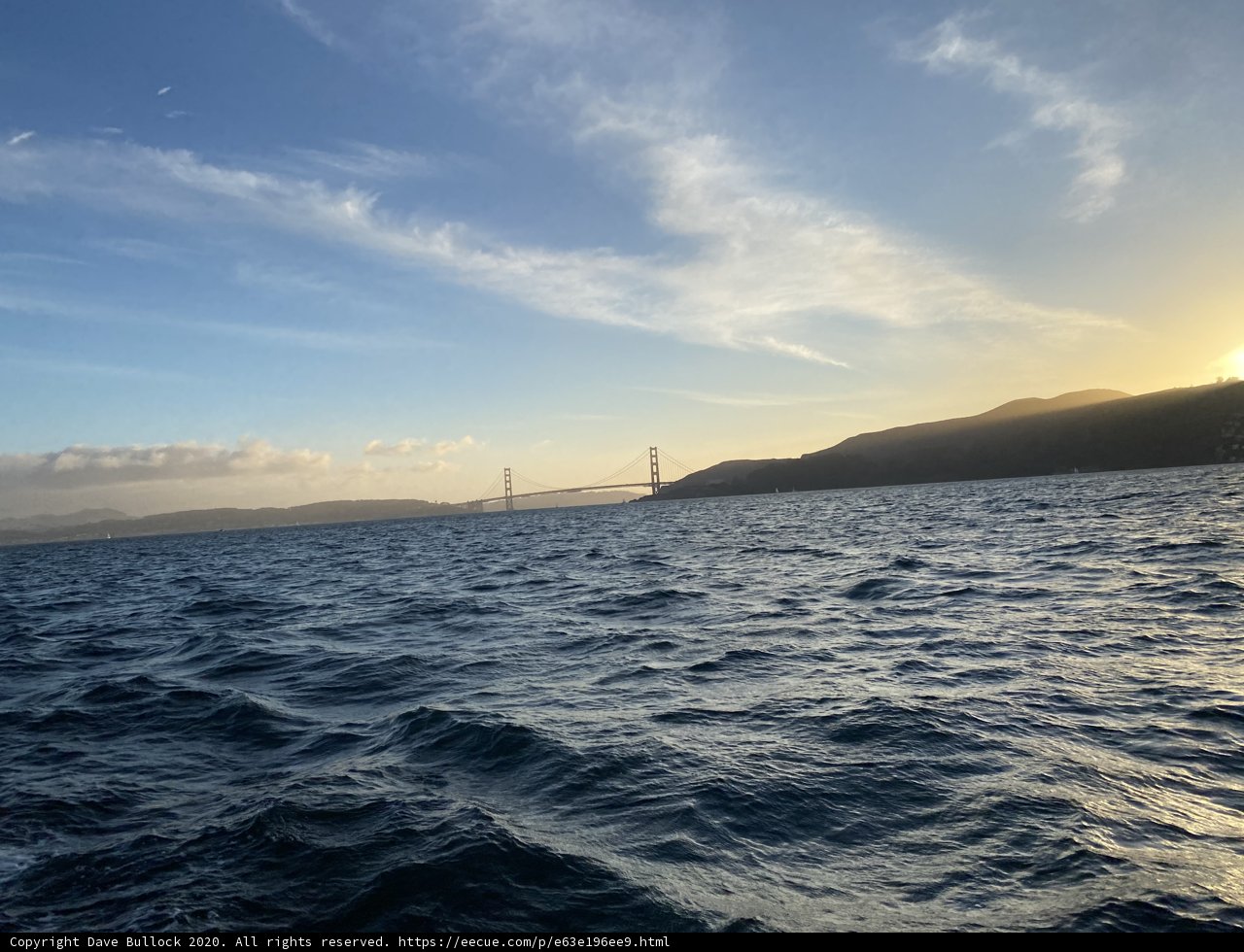 Golden Gate Bridge Reflection