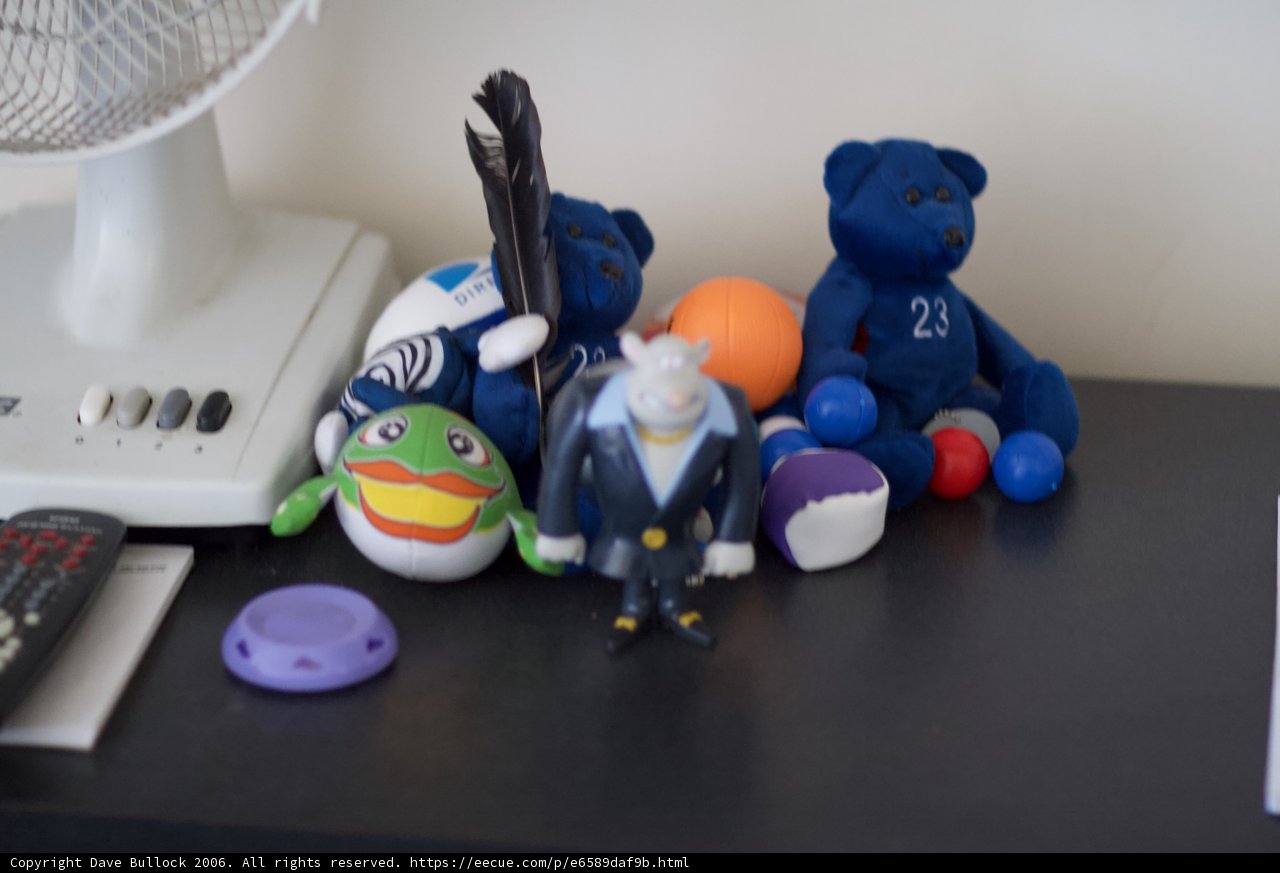 Toy-filled work space