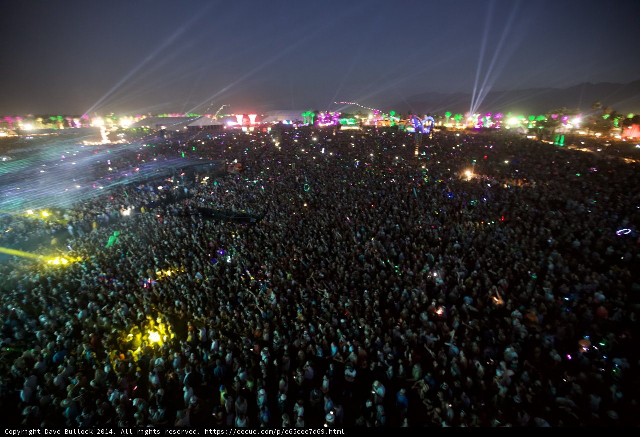 The Electric Night Sky at Coachella