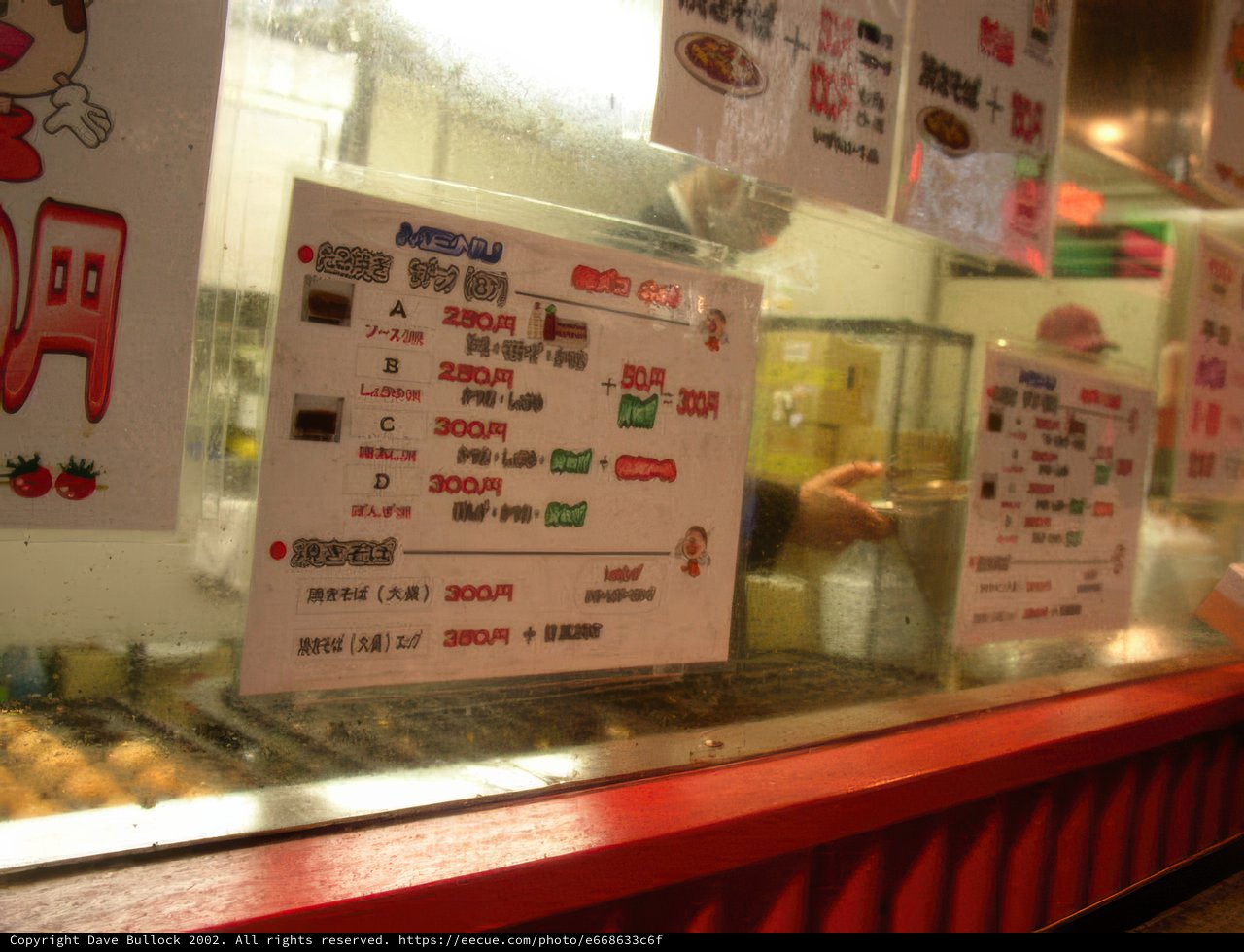 A Taste of the City: Restaurant Menu on Display
