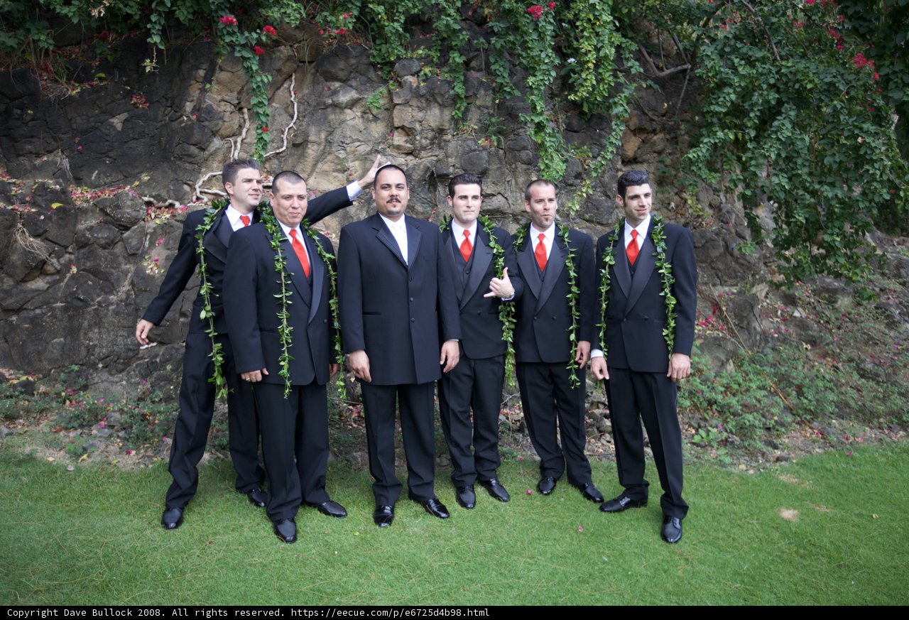 Groom and Groomsmen Strike a Pose