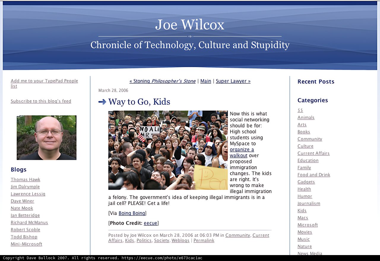 Joe Wiltox - The New Media Revolution