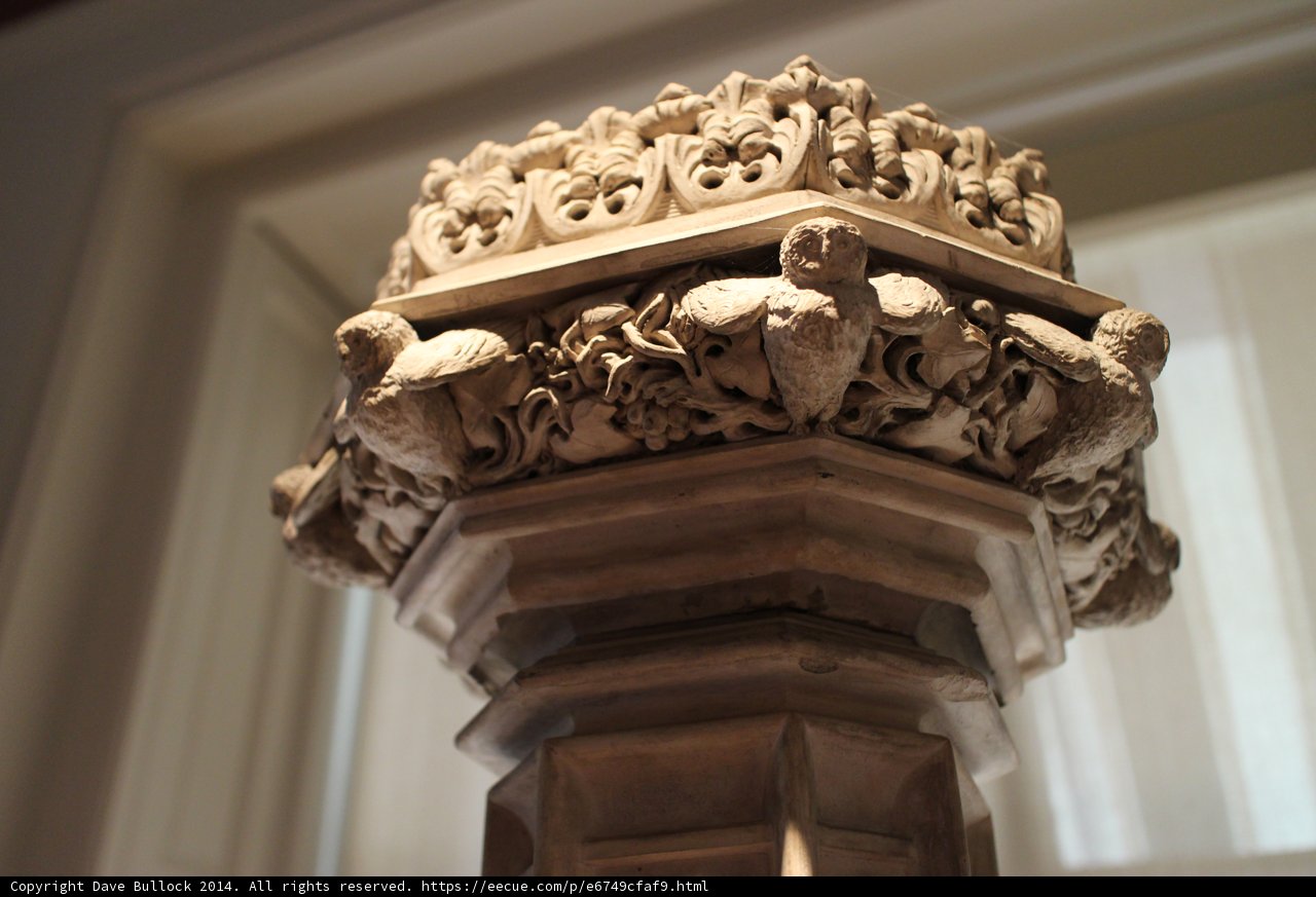 Intricate Carvings on Monastery Column