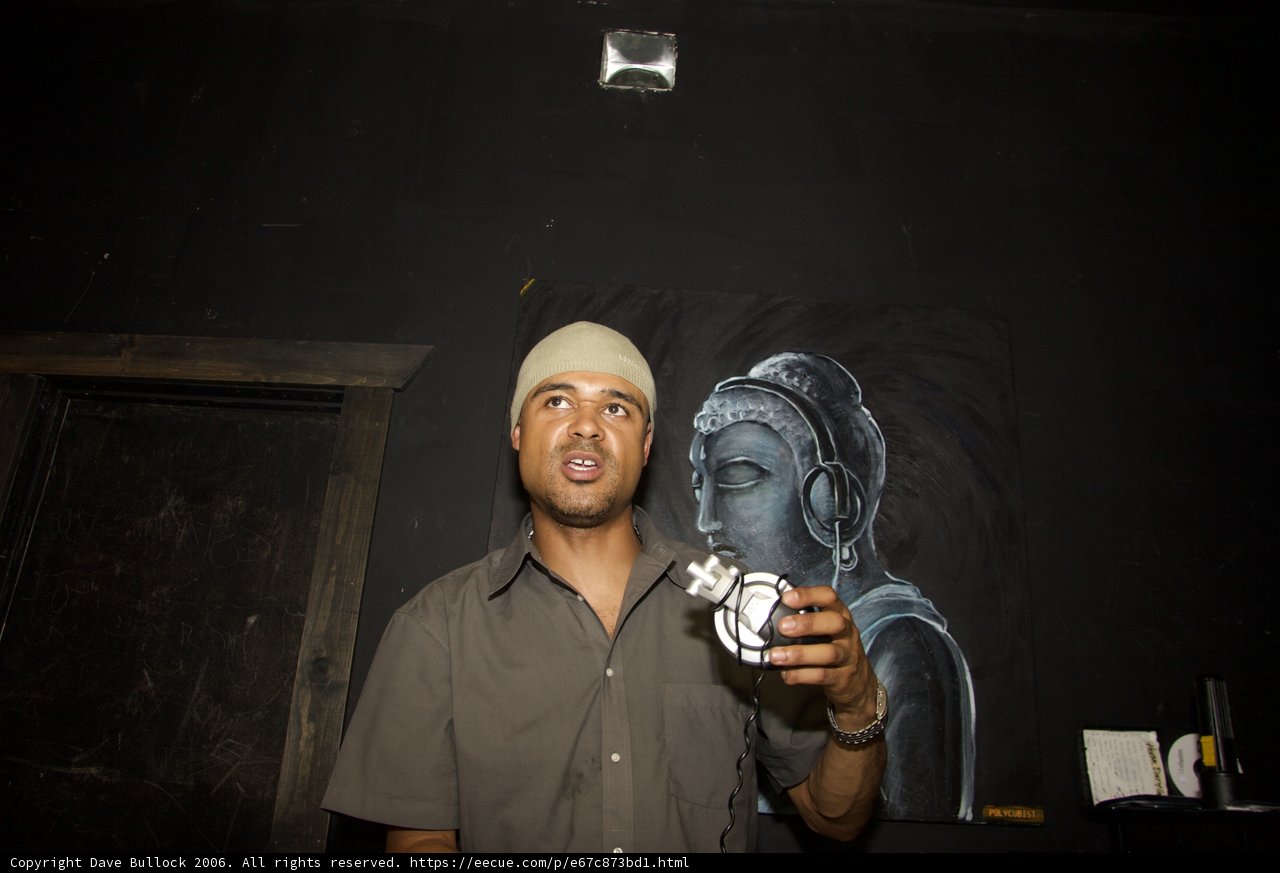 Turbaned Man Sips a Mysterious Brew