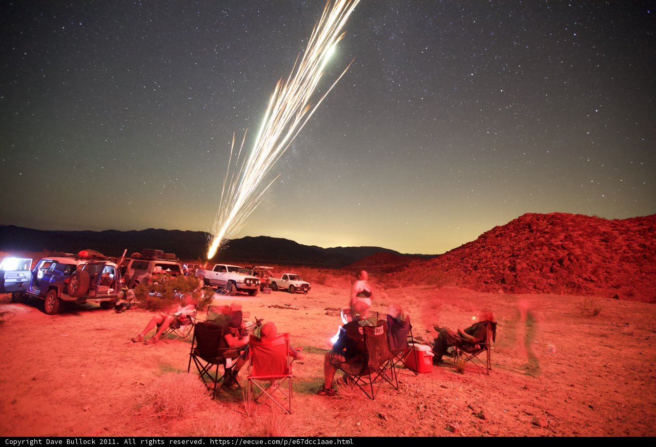 Stargazing with a Souvenir Rocket