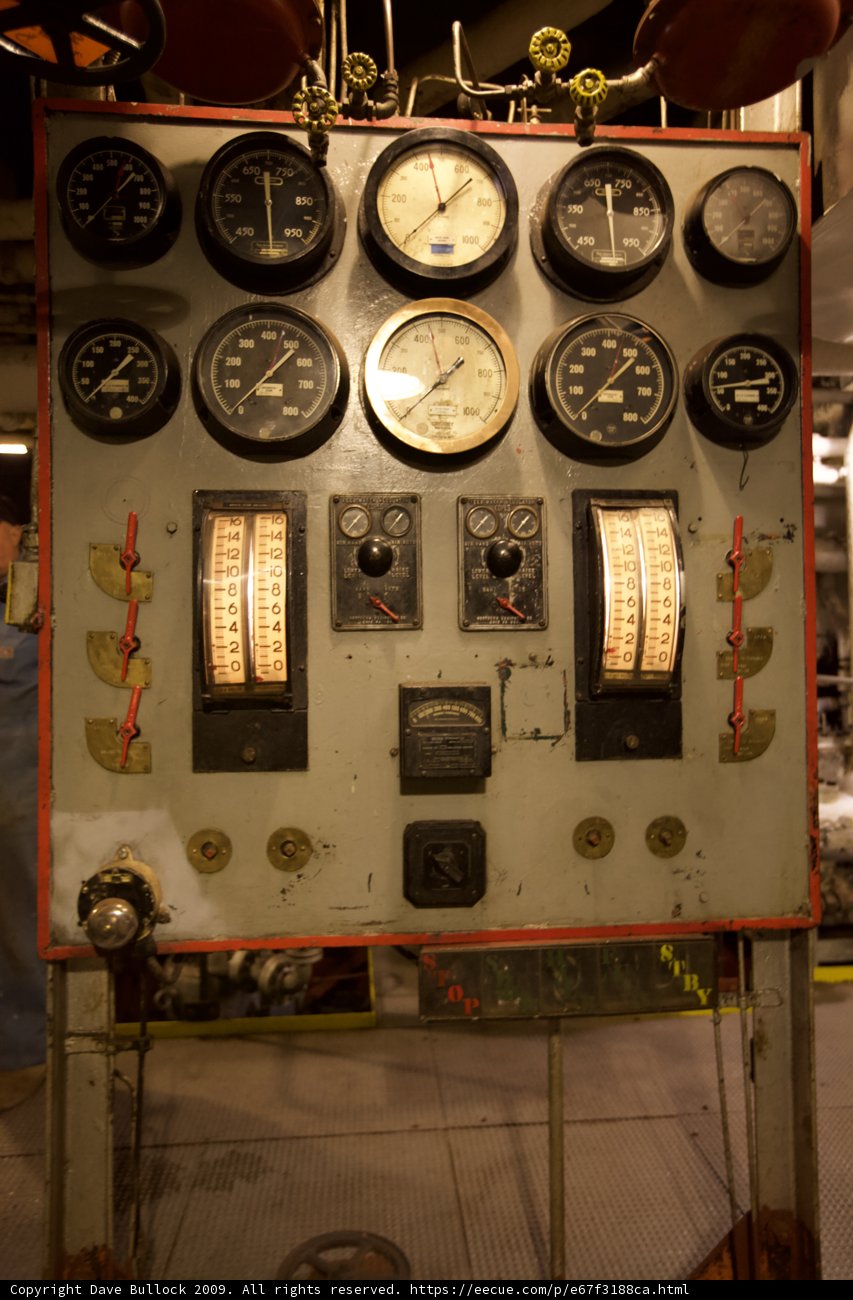 Control Panel for a Vintage Car