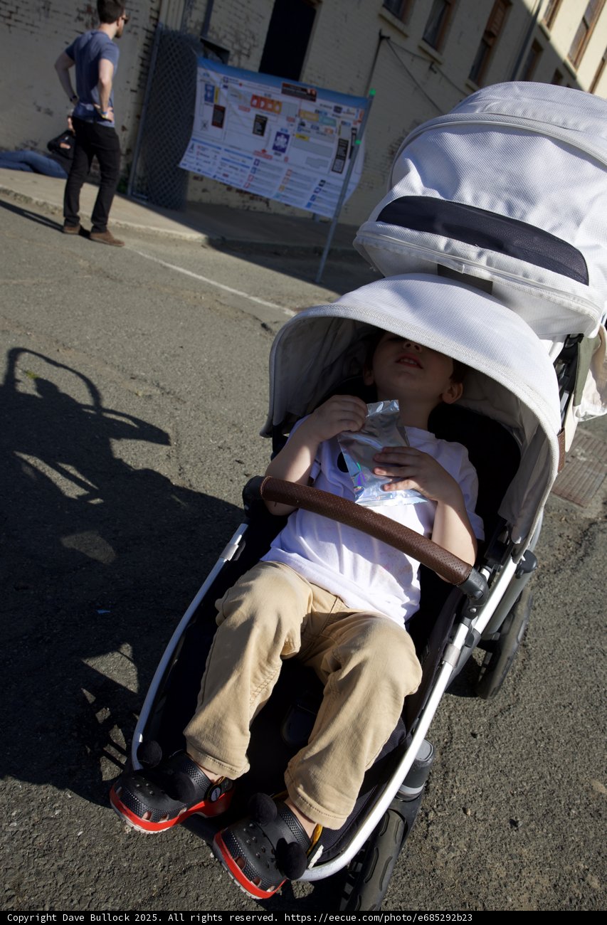 Afternoon Nap at Maker Faire
