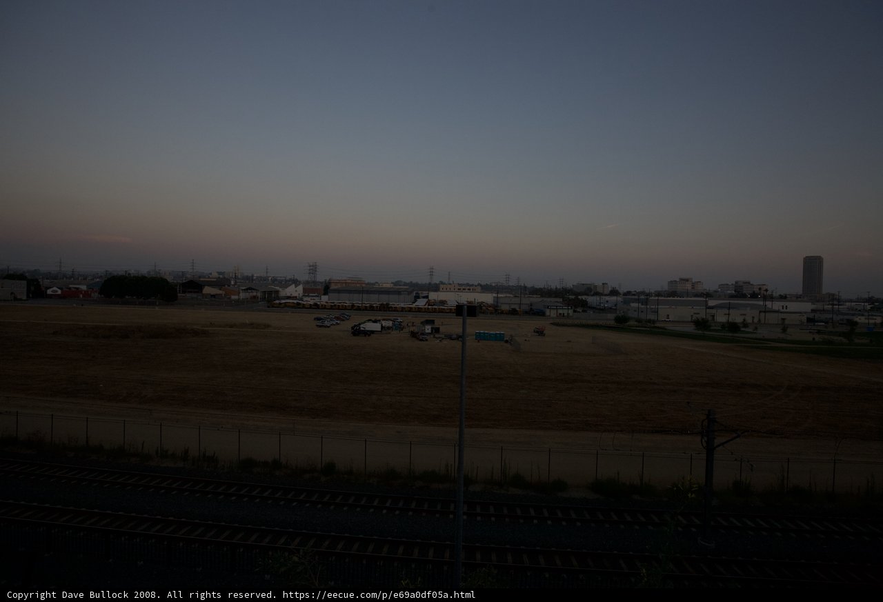 Sunset on the Tracks