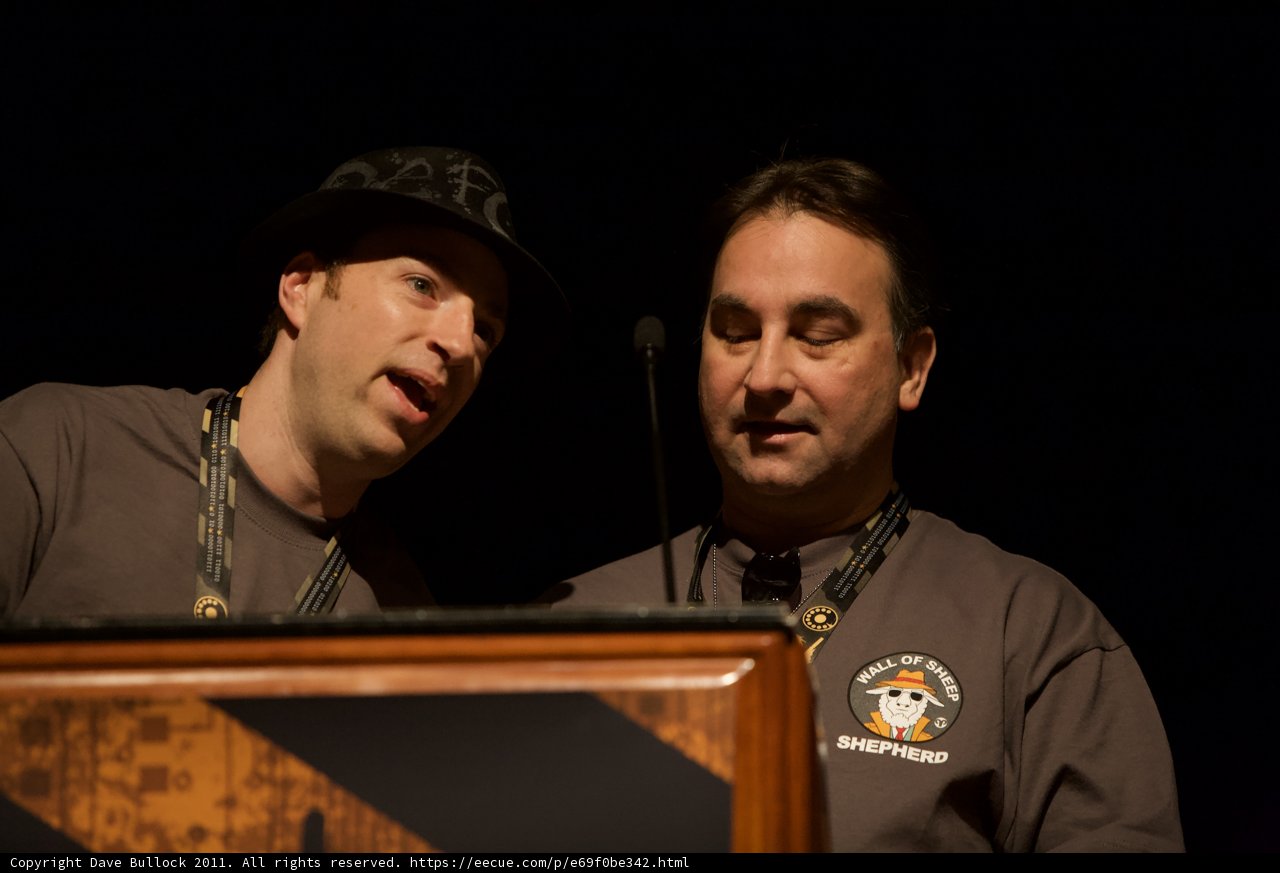 Two Men at the Podium