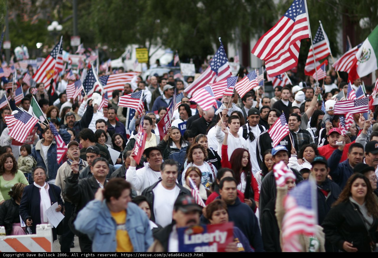 Patriotic Crowd