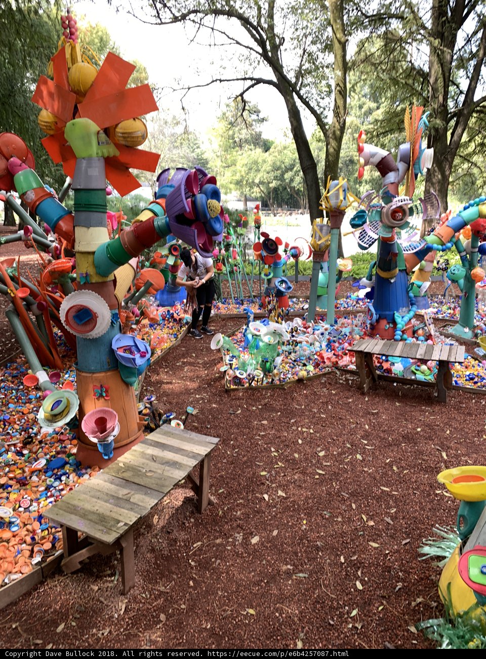 Colorful Sculptures in the Park
