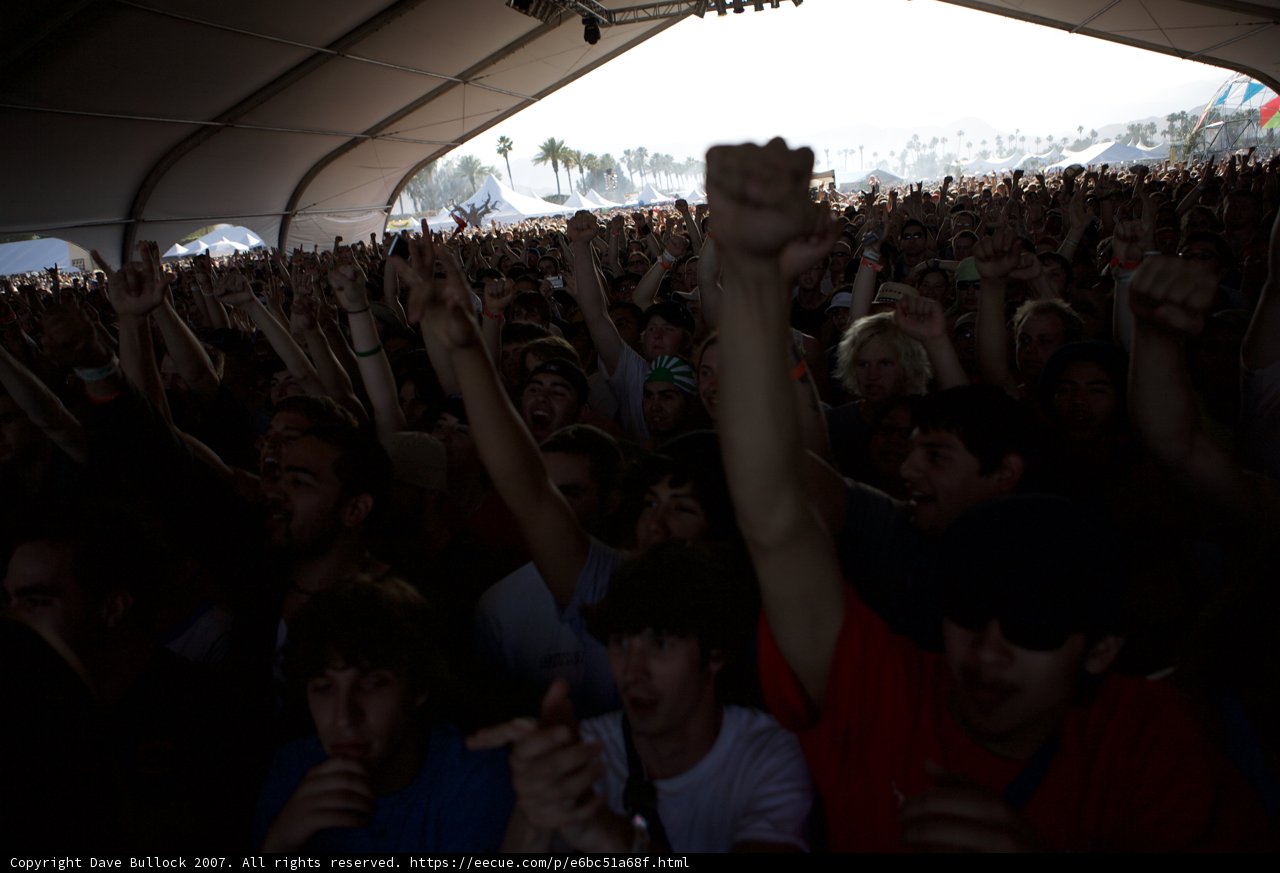 Coachella Crowd Goes Wild