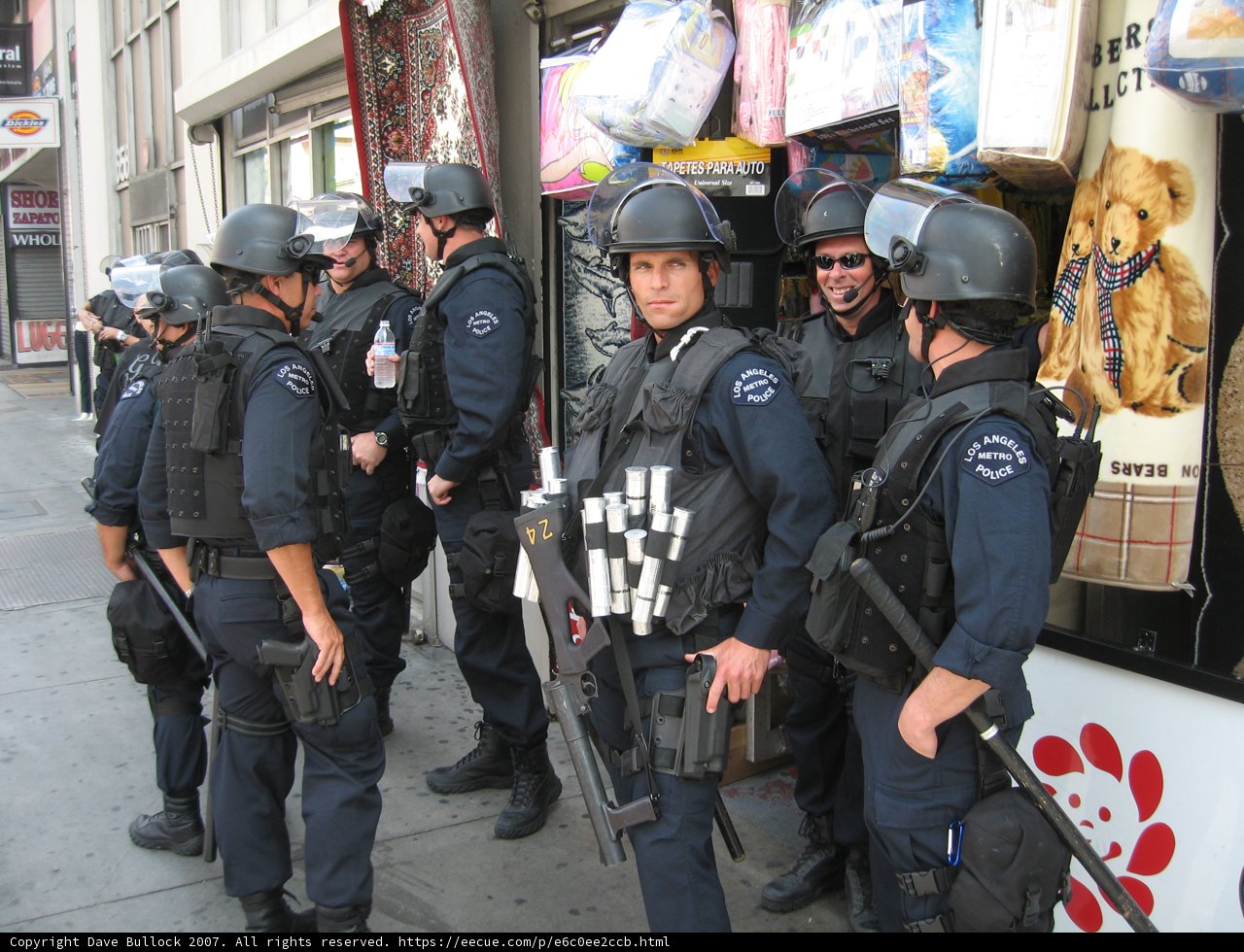 Police Officers Patrolling the Streets