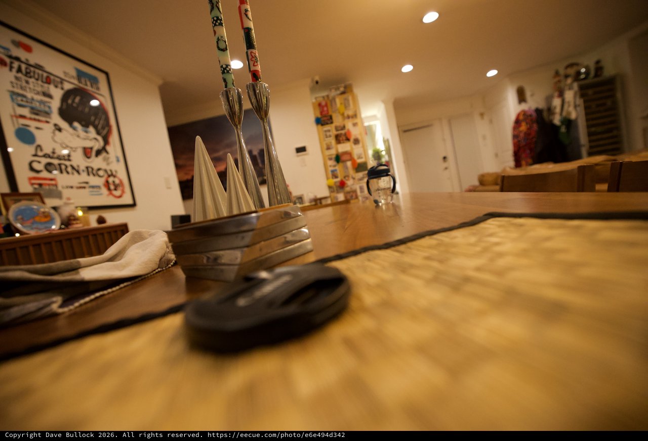 Dining Table Setup with Vintage Kitchen Decor