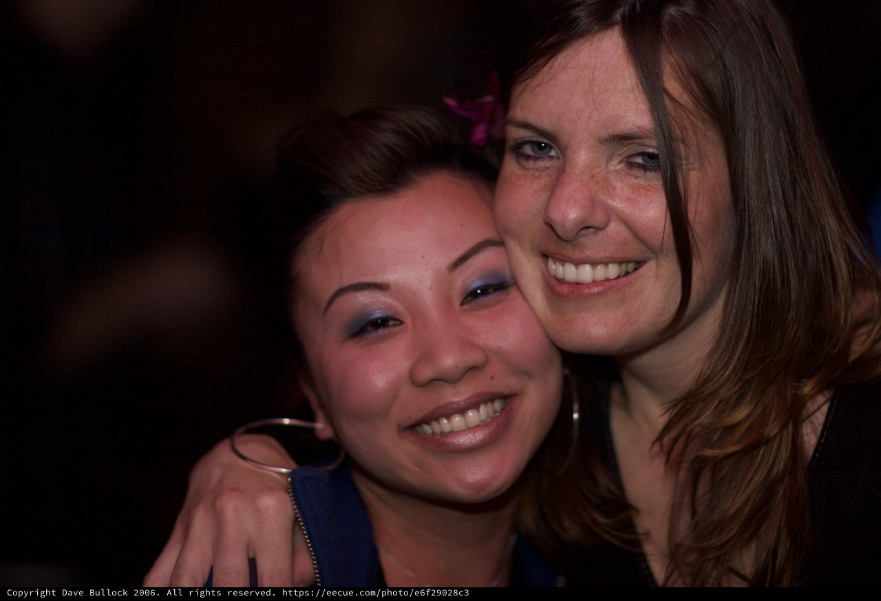 Two Friends Share a Joyful Moment Together