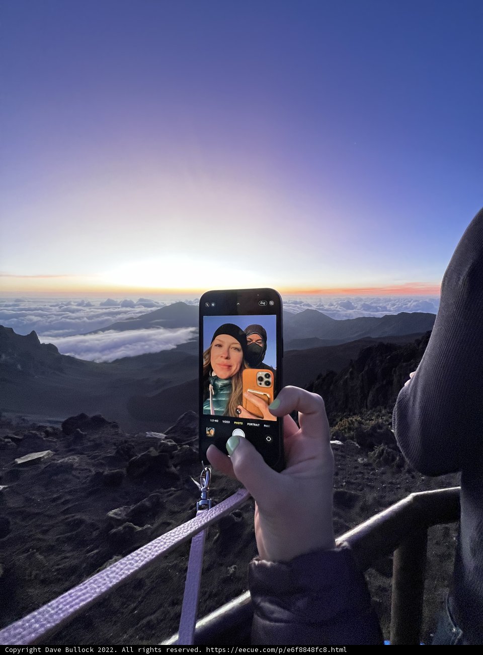 A Selfie on Top of Haleakalā