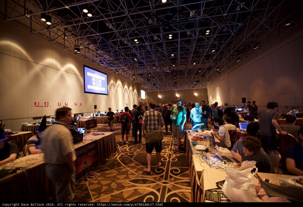 Busy Cafeteria at Defcon 22