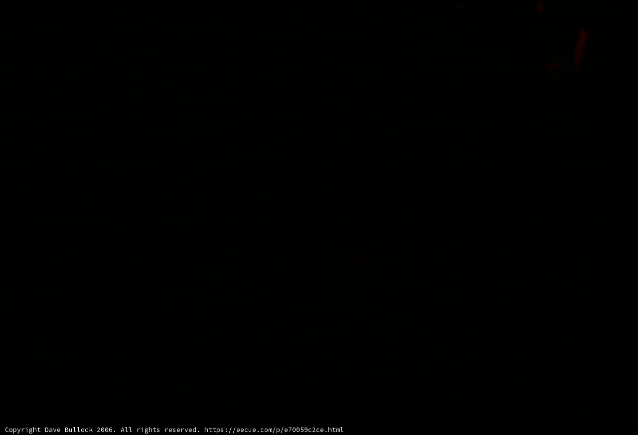 Red Light in the Night Sky