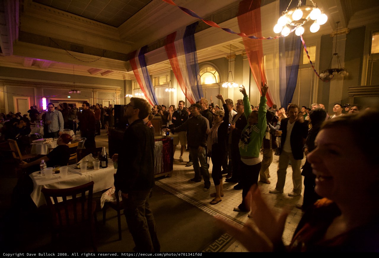 Election Night Celebration in Grand Ballroom 2008