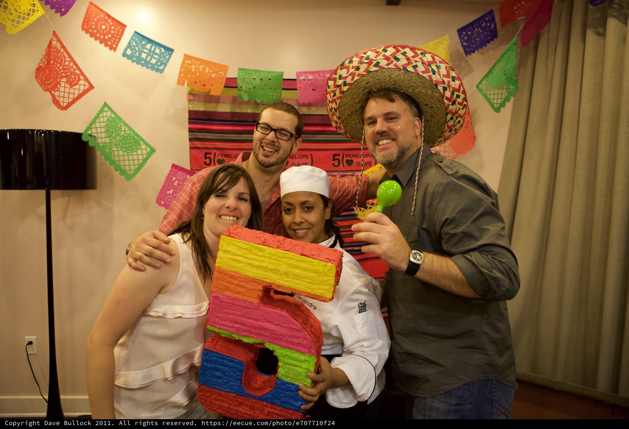 Five-Year Anniversary Fiesta Celebration with Friends