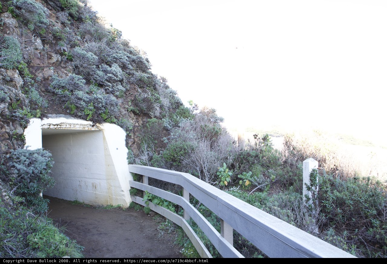 The Bunker Tunnel to Cliffside Walkway