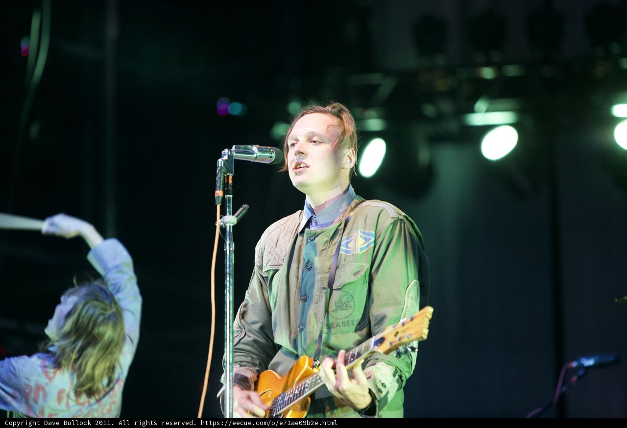 Win Butler Rocks the Crowd with his Guitar Skills