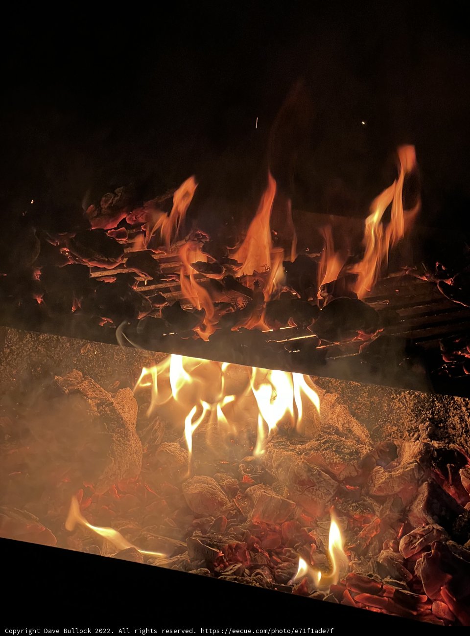 Blaze in the Sierra National Forest