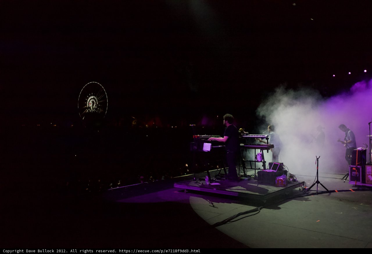 Live Concert with Vibrant Lights